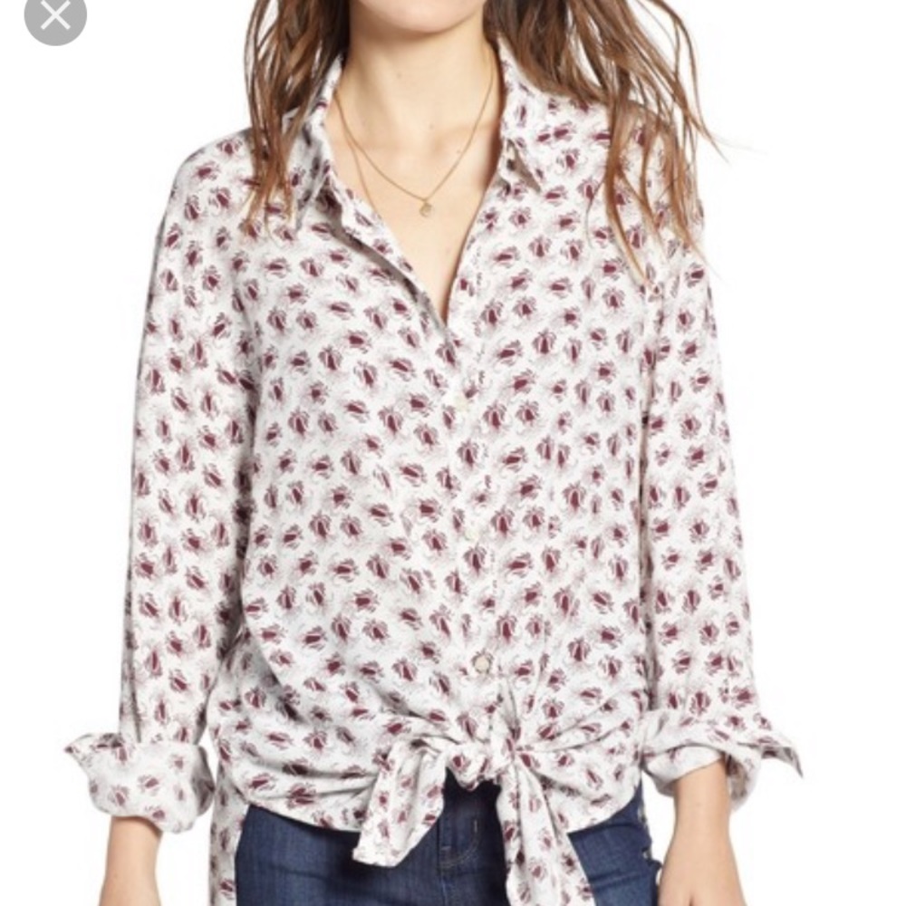 Iso treasure & bond Nordstrom oversized top